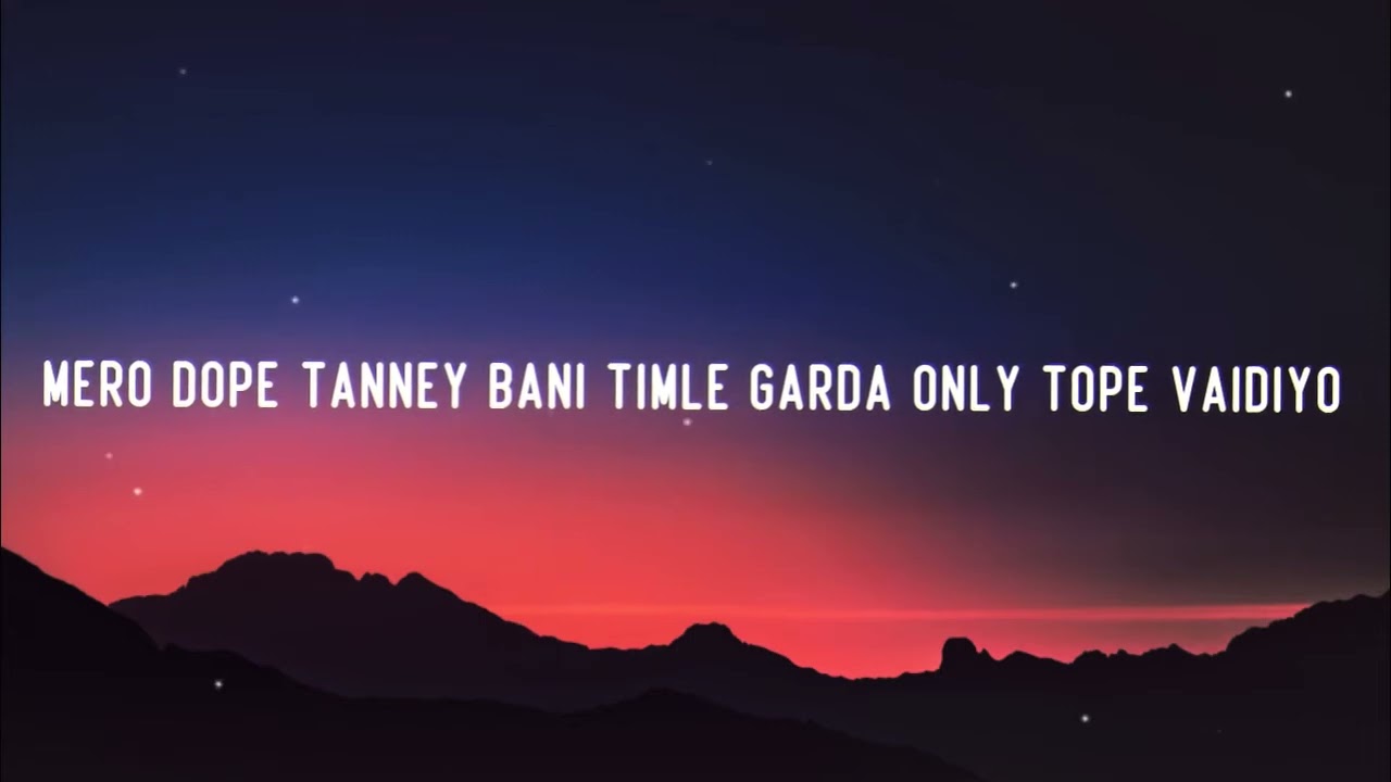 Neetesh Jung Kunwar - Ashma (A Confession) [Lyrics Video] [One hour loop]