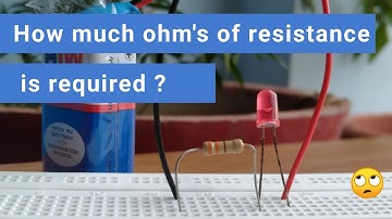 How to calculate resistance value for led | How to select correct resistor value for LED circuit
