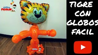 Como hacer un tigre con globos #208