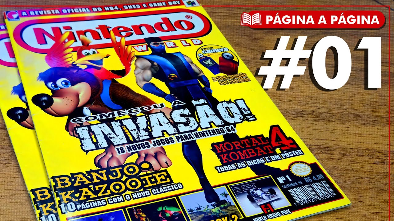 Page by Page: Nintendo World #01 (September 1998) - YouTube