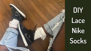 Diy Lace Nike Socks