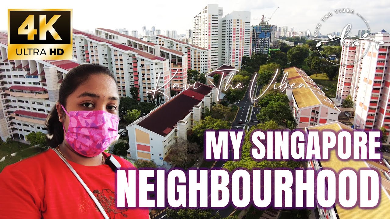 My Singapore Neighborhood Shops🏪 Potong Pasir Hawker Center 🍜 Market 🍗 Park 🌴 Relax Walk Video🏃😍