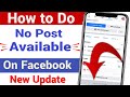 How to fix no post available on facebook | Facebook post not available
