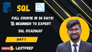 Day 1 of SQL: Learn SQL in 30 Days 🚀 Full Roadmap + Beginner Tutorial | 30 Days of SQL