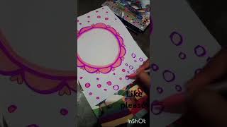project work, assignment first page , border design #project #border #art #viral #assignment