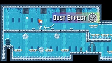How to Make Dust Effect in a 2D Game while Player Jumps | Unity 6 Beginner tutorial