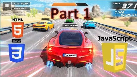 Build a Racing Game with HTML, CSS & JavaScript | Part 1 - Game Setup & Design