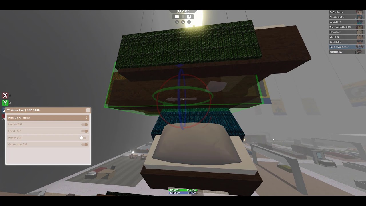 Roblox SCP-3008 keyboard controls ‒ DefKey