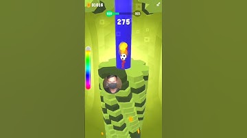 drop stack ball level 321 #shorts #dropstackball #blackgamerbpt