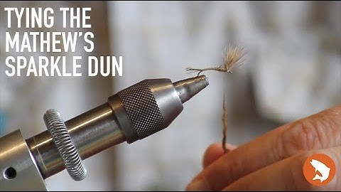 Trouts Fly Tying - Tying the Sparkle Dun