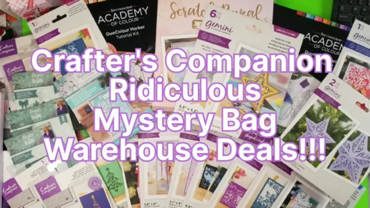Ridiculous Warehouse Mystery Bag Deals from Crafter's Companion ...