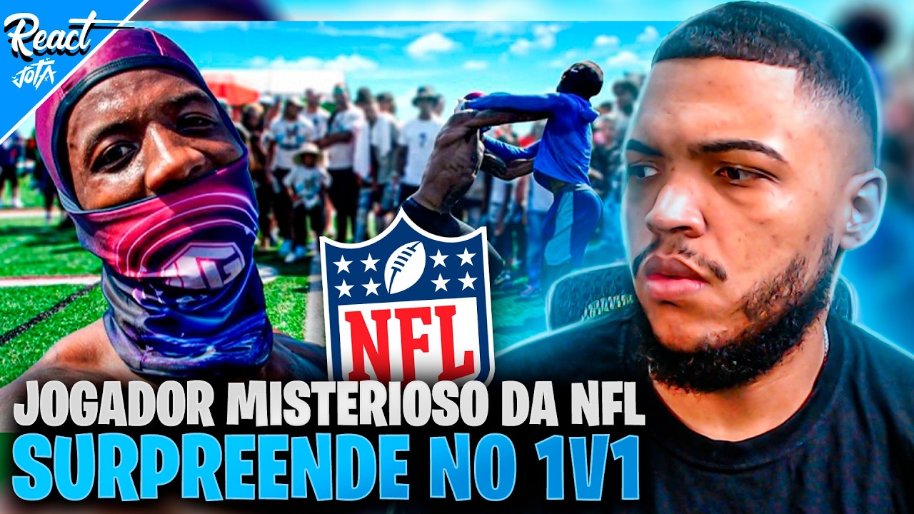 JOGADOR MISTERIOSO DA NFL SURPREENDE NO 1v1 | Cortes do Jota Jogadas
