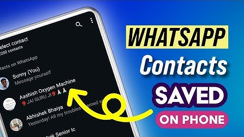 Whatsapp Contacts Not Showing In Contact List | Save all Whatsapp contacts to phone