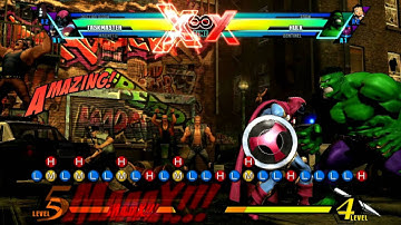 UMvC3 Taskmaster grounded up arrow behavior