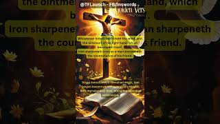 287 Wisdom of Life The Golden Verse Amsal The Proverbs 27 16 17 @TFLaunch