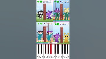 Twin Telepathy Challenge COMPLETE EDITION | Poppy Playtime (@tieanimation) - Octave Piano Tutorial