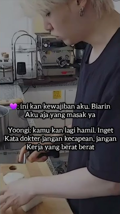 behh.. si yoongi suami idaman😭💜#bts#pov