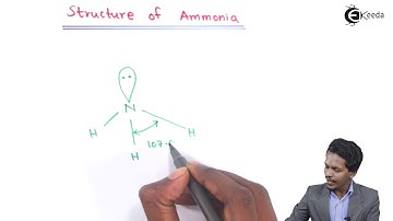 Structure of Ammonia - P-Block Elements - Chemistry Class 12