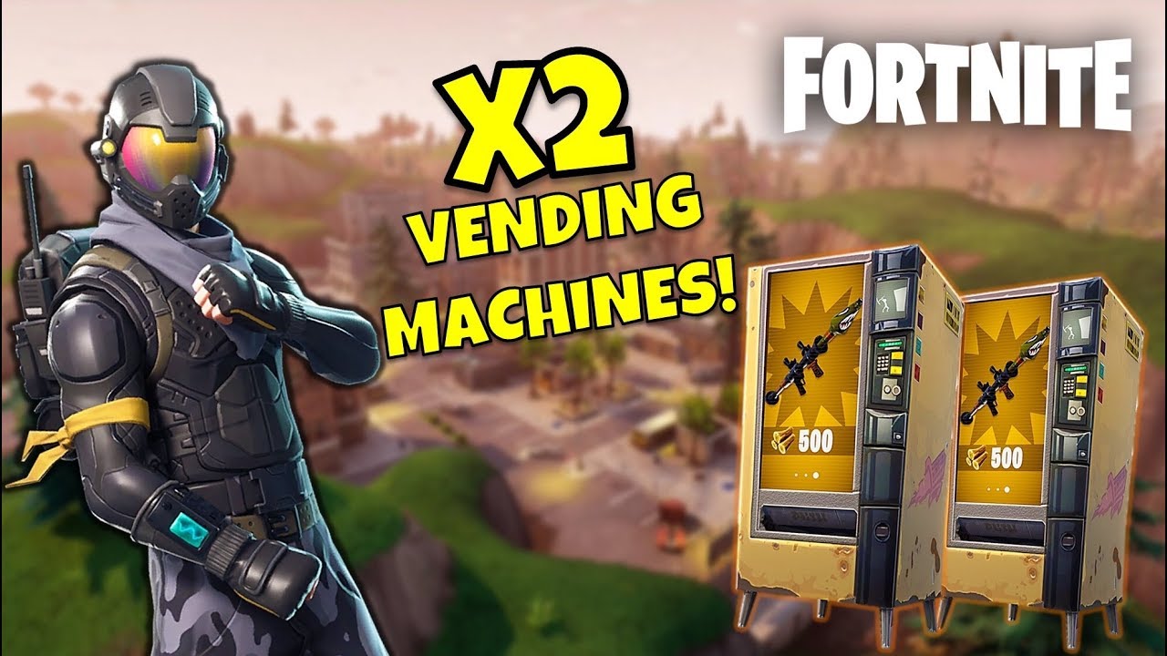 x2 VENDING MACHINES FOOTAGE!! - Fortnite Xbox One Gameplay ...