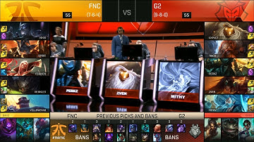 G2 vs FNC Game 2 Highlights - G2 ESPORTS vs FNATIC EU LCS Week 9 Summer 2016