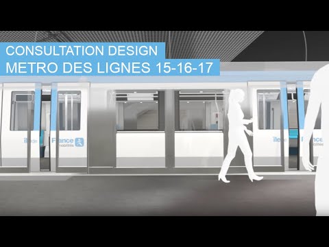 Choisissez le visage du métro des lignes 15, 16 et 17