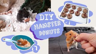 DIY Donut Hamster Treats | + Attempted Mini Cooking