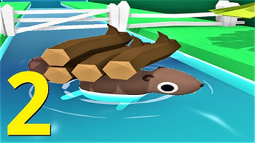 🦫 Beaver Builder 🌲 GAMEPLAY Part 2 BIG Progress (Android, iOS)