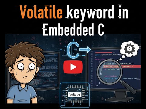 Explain volatile Keyword in C | Embedded C. #computerscience #clanguage