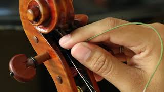 Changing Violin Strings || Pi Strings