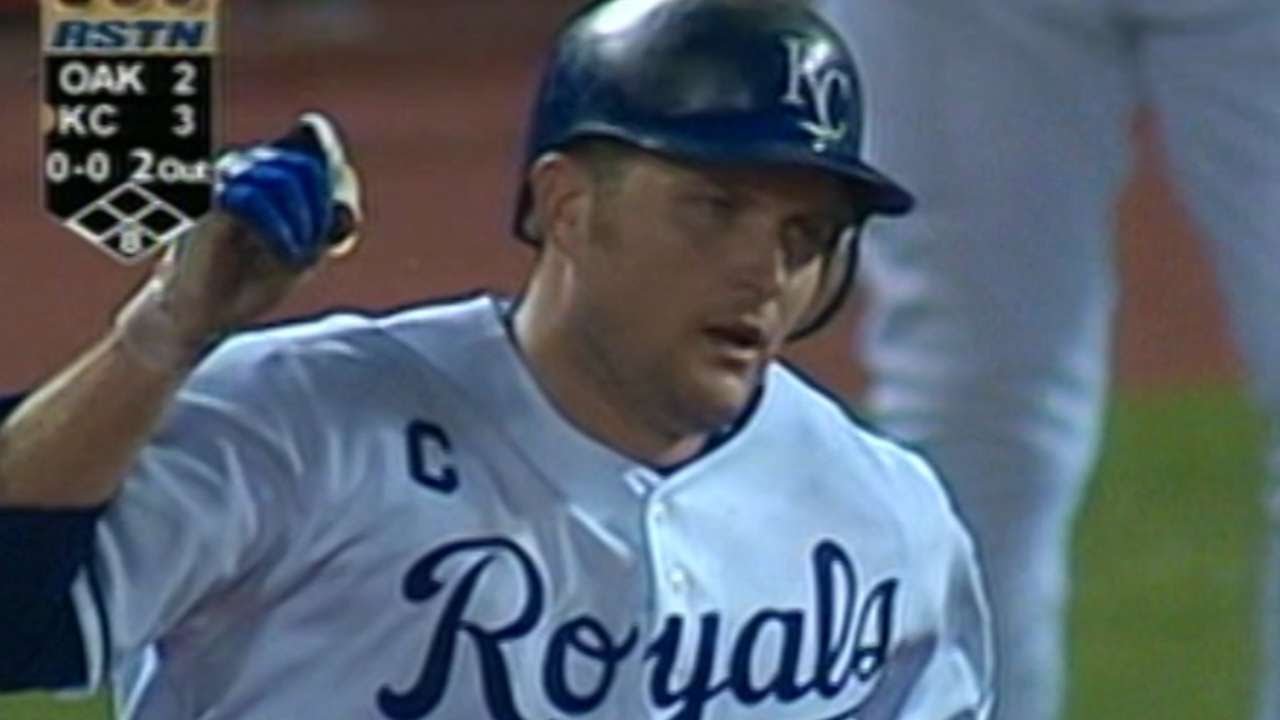 マイク スウィーニーのハイライト ロイヤルズで活躍した巧打者