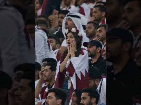 The Most Beautiful Qatar Girl Football Fans 😍 | World Cup 2026 Supporters