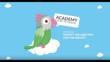 Modify the Greetings for the Widget