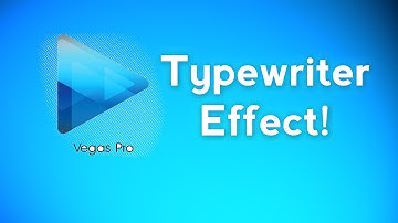 Sony Vegas Pro 13 Typewriter Effect Tutorial