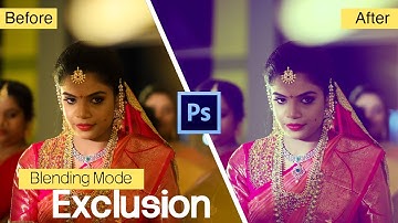 Colorgrade using Interesting Blending Mode Exclusion