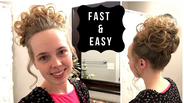 High Curly Updo