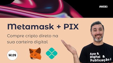 Compre cripto direto pela Metamask com PIX