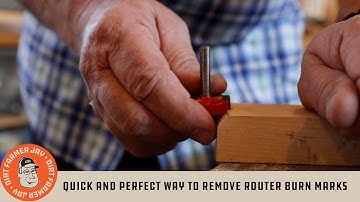 Quick and Perfect Way to Remove Router Burn Marks