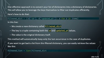 How to Remove Duplicate Values from a List of Dictionaries in Python
