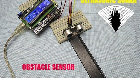 Ultrasonic obstacle sensor | Ultrasonic ruler | Ultrasonic sensor | Arduino project