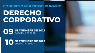 CONGRESO MULTIDISCIPLINARIO EN DERECHO CORPORATIVO