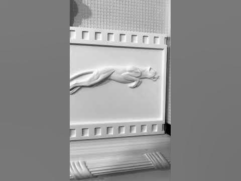 Гипсовый фриз - кинопленка. Гипсовая лепнина Аврора - YouTube