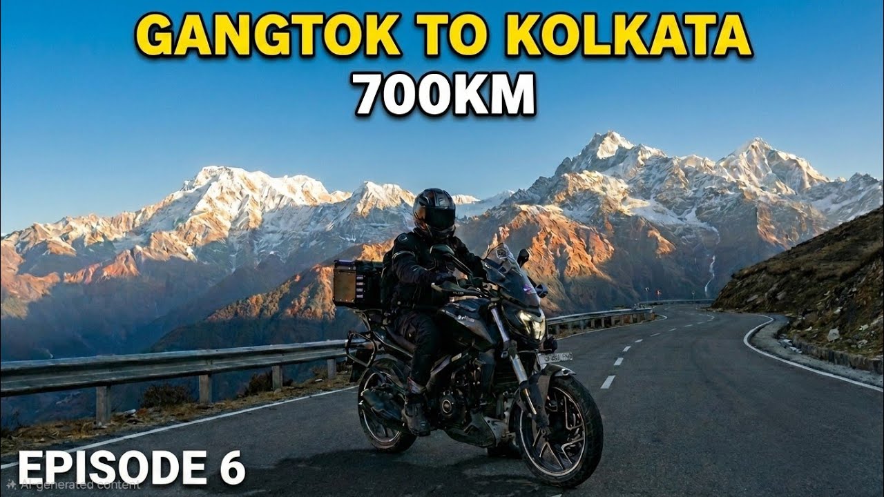 GANGTOK TO KOLKATA 700KM IN ONE STRETCH 😍❤️|| KOLKATA TO NORTH SIKKIM || EP - 6 || VLOG 167