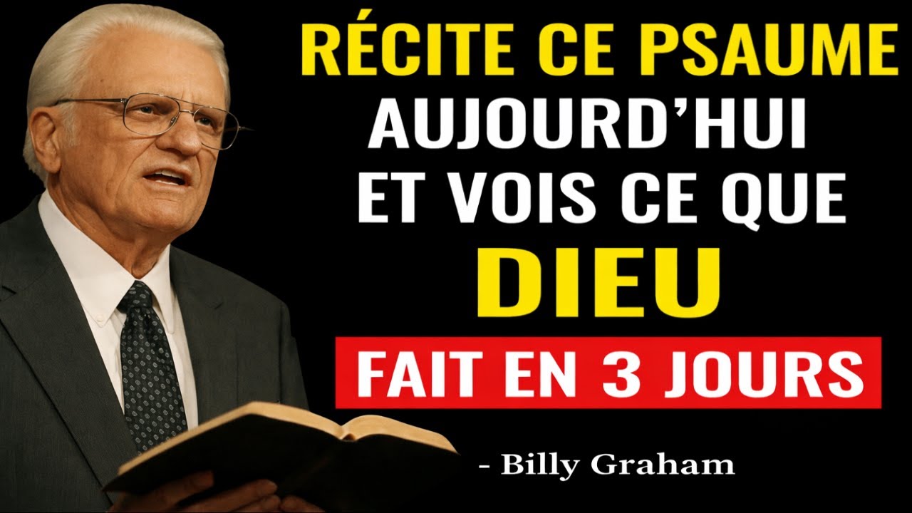 RÉCITE CE PSAUME AUJOURD’HUI ET ATTENDS-TOI À UN MIRACLE EN 3 JOURS — Billy Graham