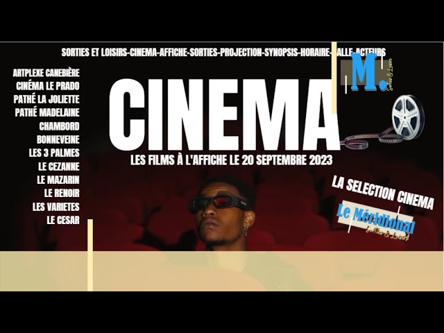 Cinéma - Les films à l'affiche le 20 septembre