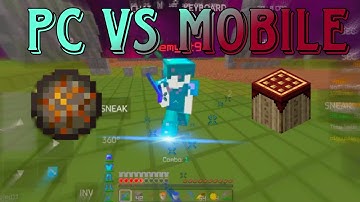 Beating PC Players in Mobile||PojavLauncher||PvP 1.8