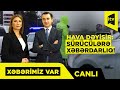 Güclü leysan, şimşək, dolu və duman gözlənilir “Xəbərimiz var” CANLI