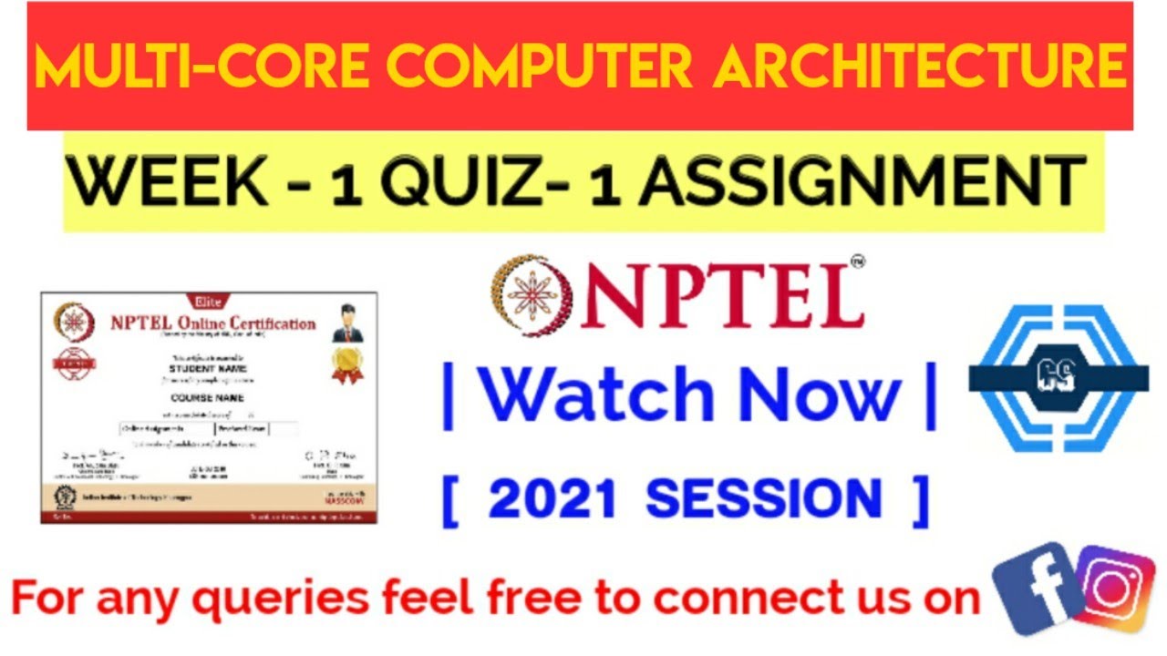 nptel computer architecture assignment solutions