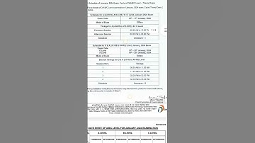 NIELIT O/A level official exam date January 2024 #trending #viral #studymotivation #shortsvideo
