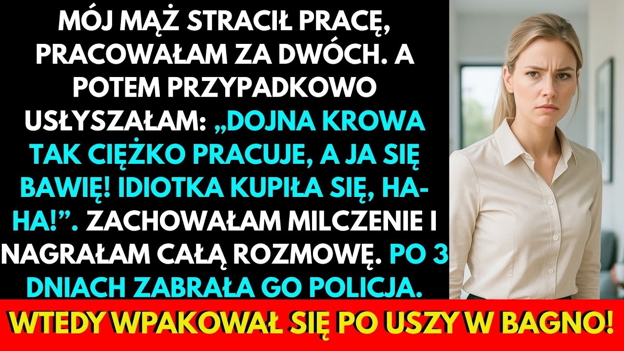 „Naprawdę myślałeś, że jestem idiotką i dojną krową?” – te słowa wypowiedziałam na głos, stojąc w korytarzu własnego mieszkania, gdy usłyszałam, jak mój mąż Adam rozmawia przez telefon z inną...