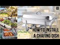 Soga stainless steel chafing catering dish food warmer